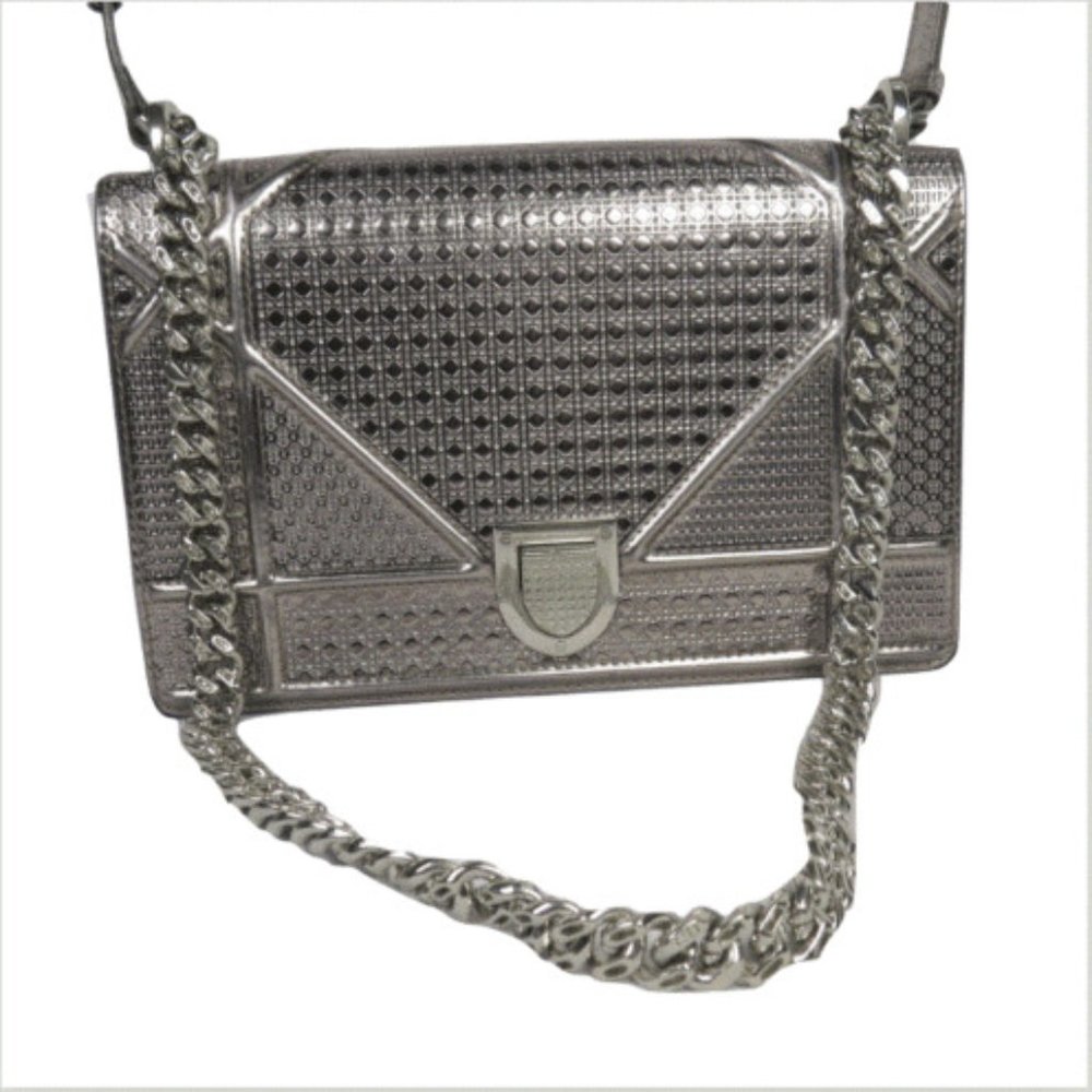 Dior Diorama Handbag Shoulder Bag Crossbody Metallic Evening Dress Fashion Paris